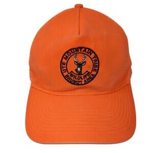 Ute Mountain Tribe Wildlife Brunot Area Trucker Hat Orange OS Adjustable Otto
